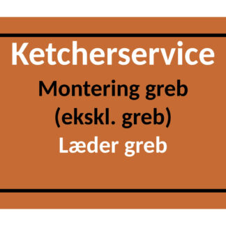 Racquetservice - Mounting - Leather grip excl. grip.