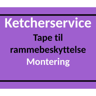 Racquetservice - Protection Tape - Mounting excluding protection tape.